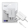 Adapter rryme Qoltec 51039, 65W, USB Type C, i bardhë