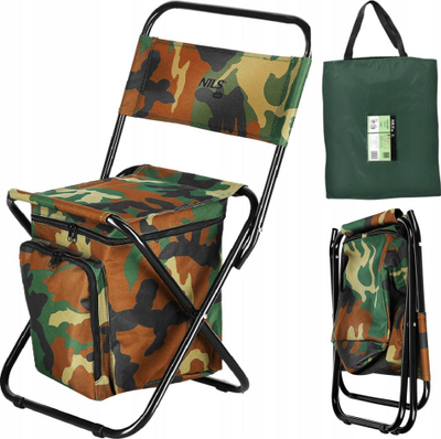 Karrige turistike Nils Extreme NC3012 Camo, çelik, 100 kg, kamuflazh