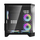 Kuti kompjuterike DarkFlash FT350 Mini Tower, M ATX ITX, 5 ventilatorë ARGB, e zezë
