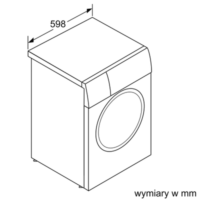 Makine larëse Bosch WAN2405MPL, 8kg, 1200 rpm, e bardhë