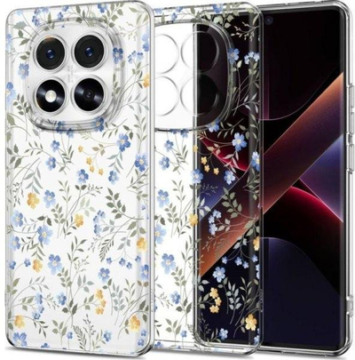 Mbulesë telefoni Mocco 3D Back Case për Samsung Galaxy A13 5G, silikon, dizajn White Flowers, shumëngjyrëshe