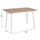 Tavolinë PALOMA, 120×70×76,5 cm, Sonama/white (HM8334.02), bardhë