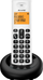 Telefon pa tela Alcatel E160, DECT, ekran i madh me ndriçim portokalli, i bardhë