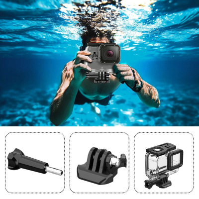 Kuti mbrojtëse uji Tech-Protect GA200 për GoPro Hero 5 6 7, deri 45m, transparente