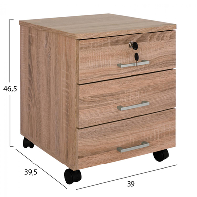Set zyre 2-pjesësh, Tavolinë + kabinet, Sonama (HM10337.02)