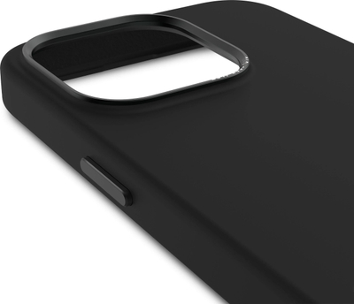 Kapak telefoni Decoded Silicone Back Cover, për iPhone 15 Pro Max, MagSafe, i zi