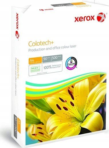 Letër printeri Xerox Colotech+ A4, 90 g/m², 500 fletë, e bardhë