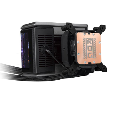 Ftohës uji CPU Asus ROG Ryuo IV 360 ARGB, 360mm, ARGB, i zi
