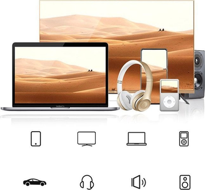 Kabllo audio Ugreen 3.5mm me 3.5mm, stereo, e zezë