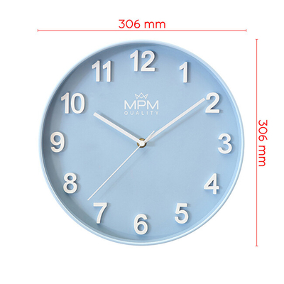 Orë muri MPM Quality Rivera E01.4455.30, e kaltër