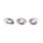 Spot dritë Philips Hue Xamento Downlight, set 3 copë, smart LED, alumin