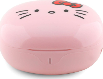 Kufje wireless Hello Kitty O Glossy Finish, TWS, Bluetooth 5.4, rozë