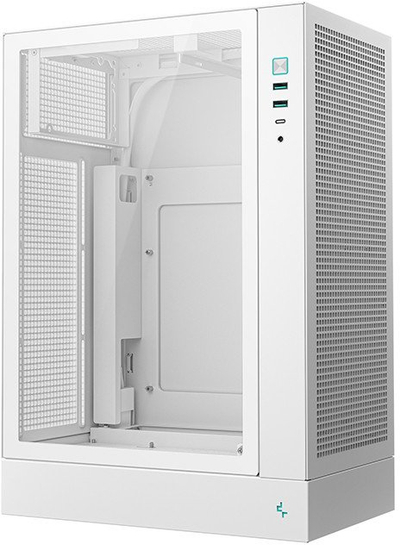 Kuti PC Deepcool Mini CH170 Plus, mATX Mini ITX, e bardhë