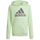 Bluzë me kapuç për fëmijë Adidas Big Logo Hoodie Jr IS2591, pambuk i butë, me xhep kangur, mint