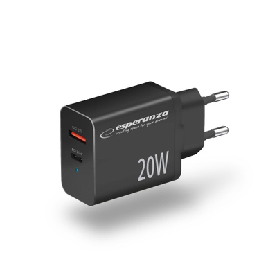 Karikues rrjeti Esperanza EZC105K, 20W, i zi