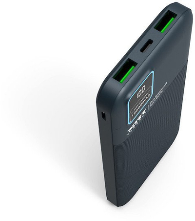 Powerbank Intenso Port, 10000mAh, LCD екран, црн