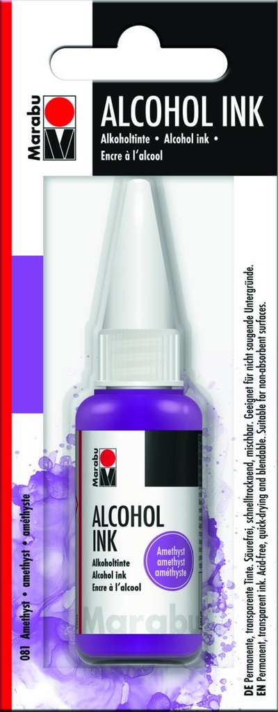 Bojë alkooli Marabu Alcohol Ink Amethyst, 20 ml, lejla e errët