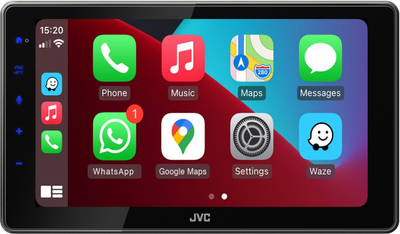 Radio veture JVC KW-Z900DBW, ekran 9", Apple CarPlay Android Auto, e zezë