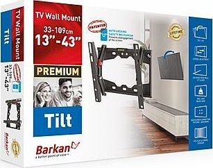 Stativ TV Barkan E210, deri 39\", 40 kg, i zi