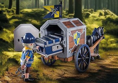 Lodër set Playmobil Novelmore Convoy, 97 pjesë, kalorës dhe karrocë, shumëngjyrëshe