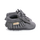 Papuçe bebe Baobaby Mokasine Grey, lëkurë, madhësia 2XS, gri