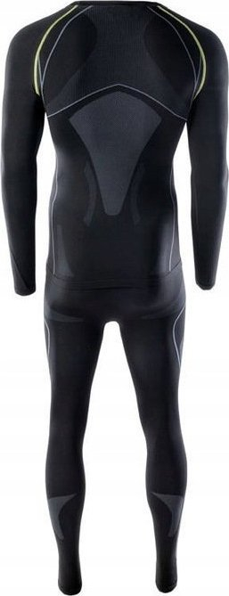 Set të brendshme termike Brugi 4RCG për burra, thahet shpejt, pa qepje, gri