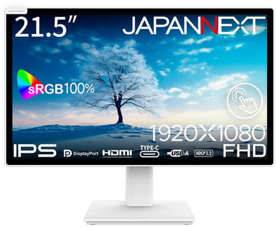Monitor JapanNext FHD Touchscreen, 21.5", Full HD, i zi