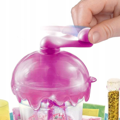 Lodër slime për fëmijë, teksturë e butë, shumëngjyrëshe