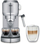 Makina espresso Severin KA 5997, 1350W, me kapuçin qumështi, krom i furçuar dhe e zezë