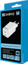 Karikues rryme Sandberg AC Charger Dual, 2x USB C, 65W, i bardhë