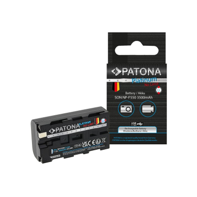 Bateri PATONA Platinum me hyrje USB-C për Sony NP-F550