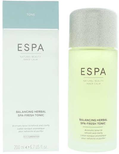 Tonik fytyre ESPA Balancing Herbal Spa Fresh, 200ml, për lëkurë të balancuar
