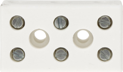 Shirit terminal elektrik SIMET KE-CPO-30A-3P, 76A, 450V, i bardhë