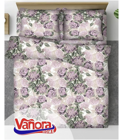 Set shtrati Vanora Peony, king size, pambuk 100%, shumëngjyrësh