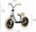 Biçikletë ekuilibri Qplay Trainer Silver, rrota EVA, për fëmijë 2 4 vjeç, argjendtë
