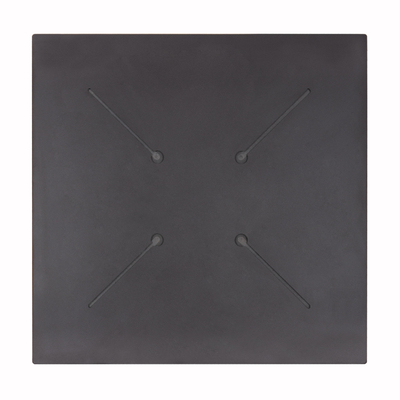 Set tabaka tavoline HPL HM5837.21, katrore 60x60cm, 2 copë, të zeza