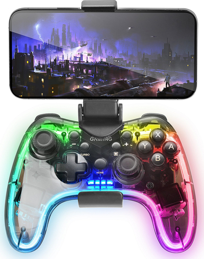 Gamepad Mars Gaming MGPBT, Bluetooth USB, për Playstation 3, PC dhe celular, i zi