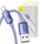 Kabllo USB Baseus Crystal Shine, USB A në Lightning, 2 m, 2.4A, blu
