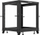 Отворен серверски 19-инчен рам Lanberg Open Rack 19 12U, 600x600-1100 mm, црн