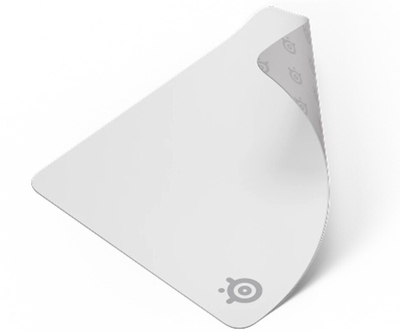Mouse pad gaming SteelSeries QcK Large, madhësi e madhe, e bardhë