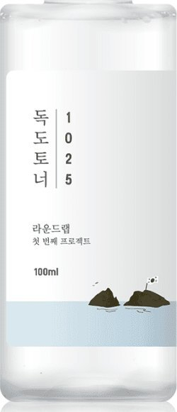 Tonik fytyre Round Lab 1025 Dokdo Toner, 100 ml, për lëkurë të hidratuar, i mirë për çdo lloj lëkure