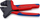 Presa krimpimi Knipex 97 43 200 A, 200mm, pa dies, pa kuti