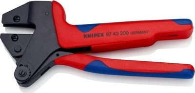 Presa krimpimi Knipex 97 43 200 A, 200mm, pa dies, pa kuti