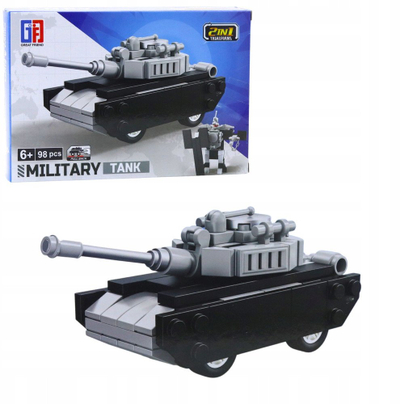 Set ndërtimi LEAN Toys Military Vehicles 2 në 1, 106 pjesë, për kalamaj 6+