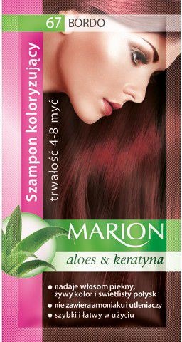 Shampon ngjyros flokësh Marion, nr. 67 Burgundy, 40 ml