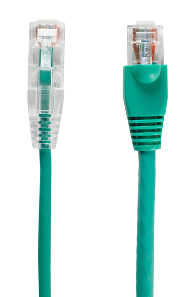 Kabllo rrjeti Black Box Slim-Net CAT6A, 1.2 m, 500 MHz, jeshile