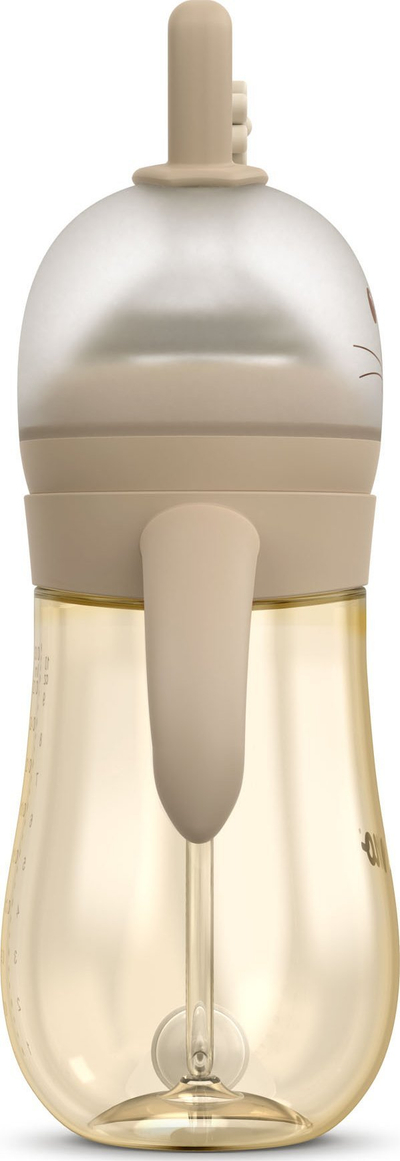Biberon Neno Mio, 300ml, 6m+, bezhë