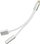 Adapter Lightning USB Partner Tele.com, me 3.5mm edhe Lightning, ngjyrë silver