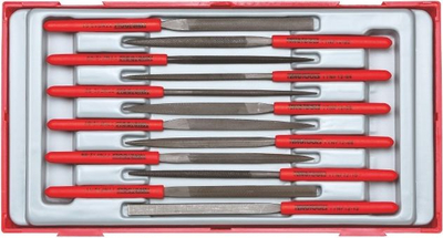 Set lëmues gjilpëra Teng Tools, 12 copë