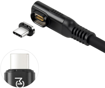 Кабел USB C Microconnect MC-LS-USB4CC1.0-a, 1m, Power Delivery, црн